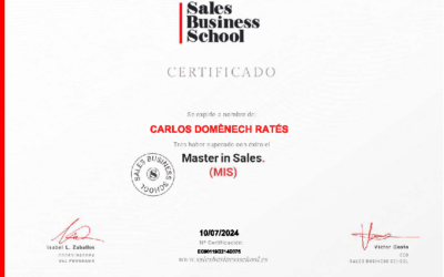 10/07/2024 – Obtención del Master en ventas